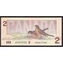 1986 Canada $2 replacement note Crow Bouey ARX0177433 Choice AU/UNC
