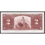 1937 Canada $2 Coyne Towers K/R0048968 oversize banknote EF/AU EPQ