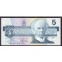 1986 Canada $5 banknote Crow Bouey ENC5098563 UNC
