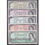 1954 Canada banknote set $1 $2 $5 $10 and $20 