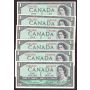 6x 1954 Canada $1 consecutive notes Lawson Bouey Y/F5812977-82 CH UNC