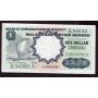 1959 Malaya and Borneo One Dollar  VF20+ 
