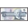 1986 Canada $5 banknote Knight Theissen ANP 9391991 Choice UNC