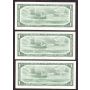 6x 1954 Canada $1 consecutive notes Lawson Bouey Y/F5812977-82 CH UNC