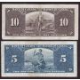 1937 Canada complete 7-banknote set $1 $2 $5 $10 $20 $50 $100 F or better