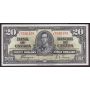 1937 Canada $20 banknote Coyne Towers J/E5556159 nice EF