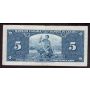 1937 Canada $5 banknote Coyne Towers H/S6593300 VF 