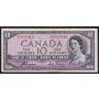 1954 Canada $10 devils face banknote Coyne Towers B/D3838418 VF