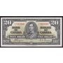 1937 Canada $20 banknote BC-25C Coyne Towers H/E7515380 nice AU/UNC EPQ