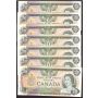 8X 1979 Canada $20 Banknotes  CH UNC63