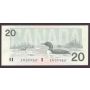 1991 Canada $20 banknote Choice UNC63 EPQ