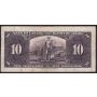 1937 Canada $10 banknote Osborne Towers A/D5290001 nice VF+