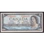 1954 Canada $5 replacement note BC-39bA *S/S0306152 EF stains