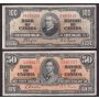 1937 Canada $1 $2 $5 $10 $20 $50 $100 Banknote set 7-notes all VF or better