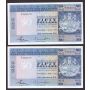 8x 1983 Hong Kong HSBC $50 Dollars banknotes 