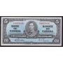 1937 Canada $5 note Gordon Towers X/C4869846 Choice AU/UNC