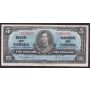1937 Canada $5 note Osborne Towers A/C1429386 Choice VF+