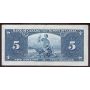 1937 Canada $5 banknote Coyne Towers H/S5663828 VF+