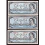 20X 1954 Canada $5 bank notes 20-notes VF or better