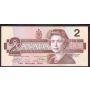 1986 Canada $2 banknote Thiessen Crow AUL8836722 UNC