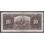 1937 Canada $10 banknote Coyne Towers D/T2000010  F