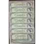 14x 1954 Canada $1 dollar replacement banknotes