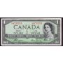 1954 Canada $1 devils face banknote Coyne Towers E/A4739281 EF/AU EPQ