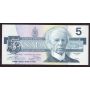 1986 Canada $5 banknote Theissen Crow GNY0550597 BC-56b Choice UNC