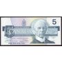1986 Canada $5 banknote Theissen Crow GNC5213515 BC-56b Choice UNC