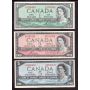 1954 Canada bank note set $1 $2 $5 $10 $20 $50   6-notes  VF or better