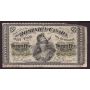 1870 canada 25 cents banknote damaged