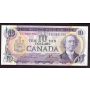 1971 Canada $10 note Lawson EEC3051755 OBV & REV Ink Smear Error AU