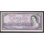 1954 Canada $10 banknote Beattie Rasminsky S/V5621848 Choice UNC