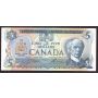 1979 Canada $5 banknote Crow Bouey 30580860915 BC-53b Choice UNC