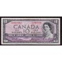 1954 Canada $10 devils face banknote Beattie Coyne VF 