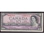 1954 Canada $10 replacement banknote Beattie Rasminsky *B/D 0957521 VF