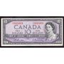 1954 Canada $10 banknote Beattie Rasminsky S/V 9623858 Choice Uncirculated+