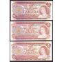 8X 1972 Canada $2 banknotes 8-notes all Choice Uncirculated