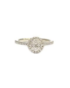 14 Karat White gold 0.55 Carat Diamond Ring 
