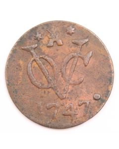 1747 Netherlands Duit circulated