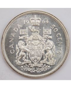 1964 Canada 50 cents  Choice UNC