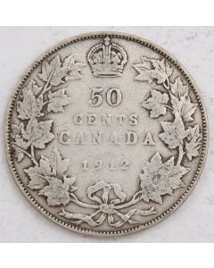 1912 Canada 50 cents VG