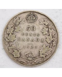 1920 Canada 50 cents  VG