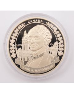 2015 $20 Fine Silver Coin - John A. Macdonald