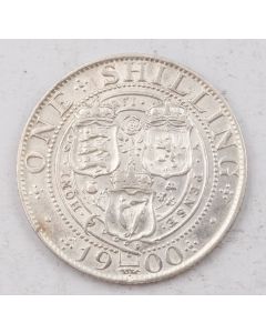 1900 Great Britain silver Shilling VF+