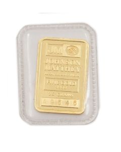 2.5 Gram JM Johnson Matthey Gold Bar - .9999 Pure - Sealed Serial A9546
