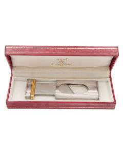 Must de Cartier Silver & Gold-Tone Cigar Cutter Signed & Numbered