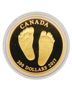 2017 Canada $200 Pure Gold Coin – Welcome to the World – 15.43g .9999 Fine 