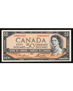 1954 Canada $50 banknote Lawson Bouey B/H 9660087 Choice UNC