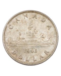 1946 Canada silver dollar AU